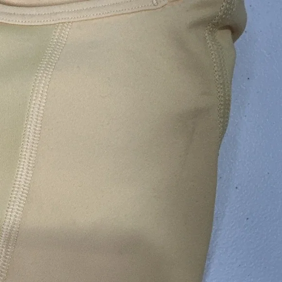 Gymshark Whitney Crop Tank Small yellow soft comfortable Racerback padded - Picture 6 of 11